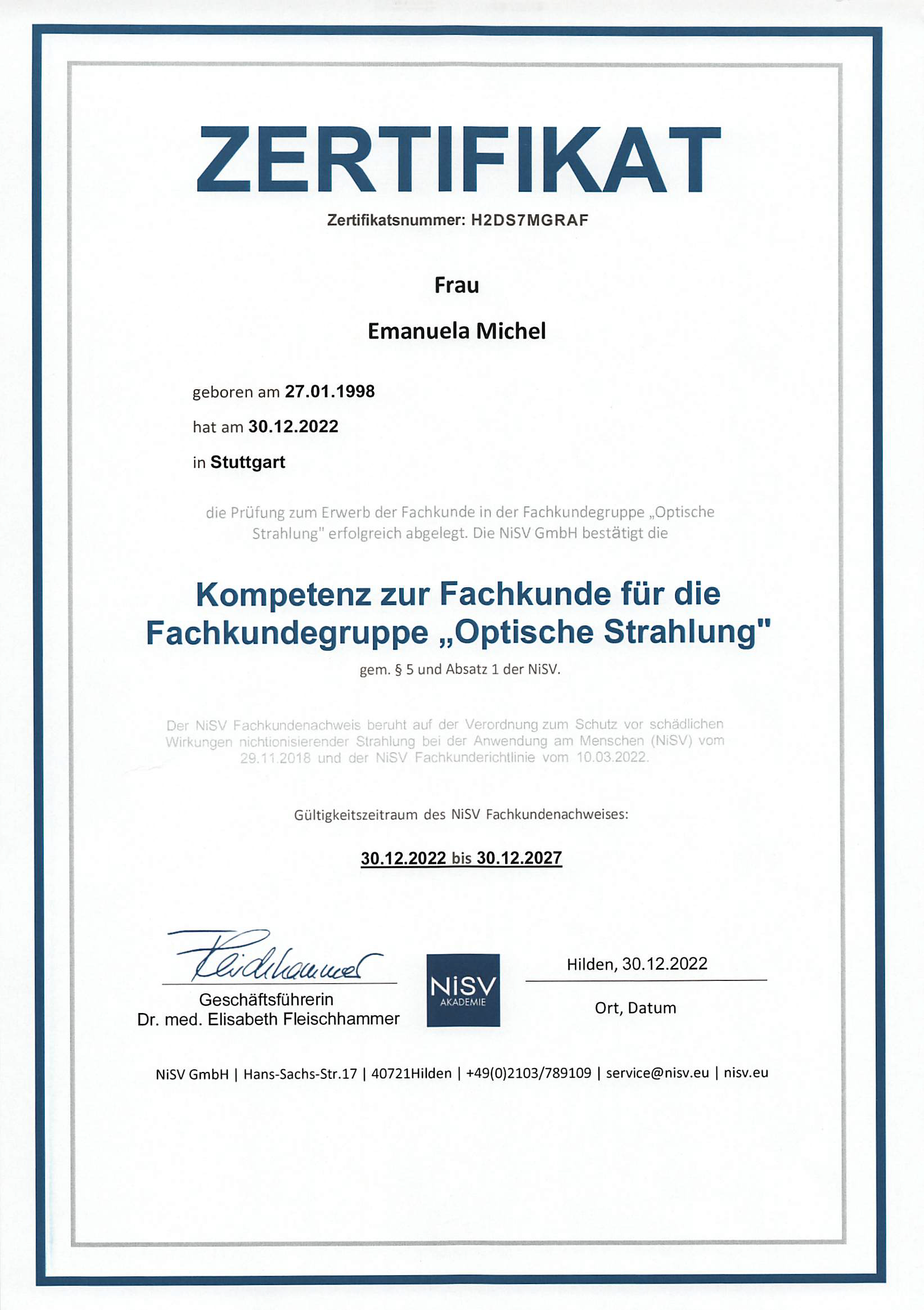 Image Certificates